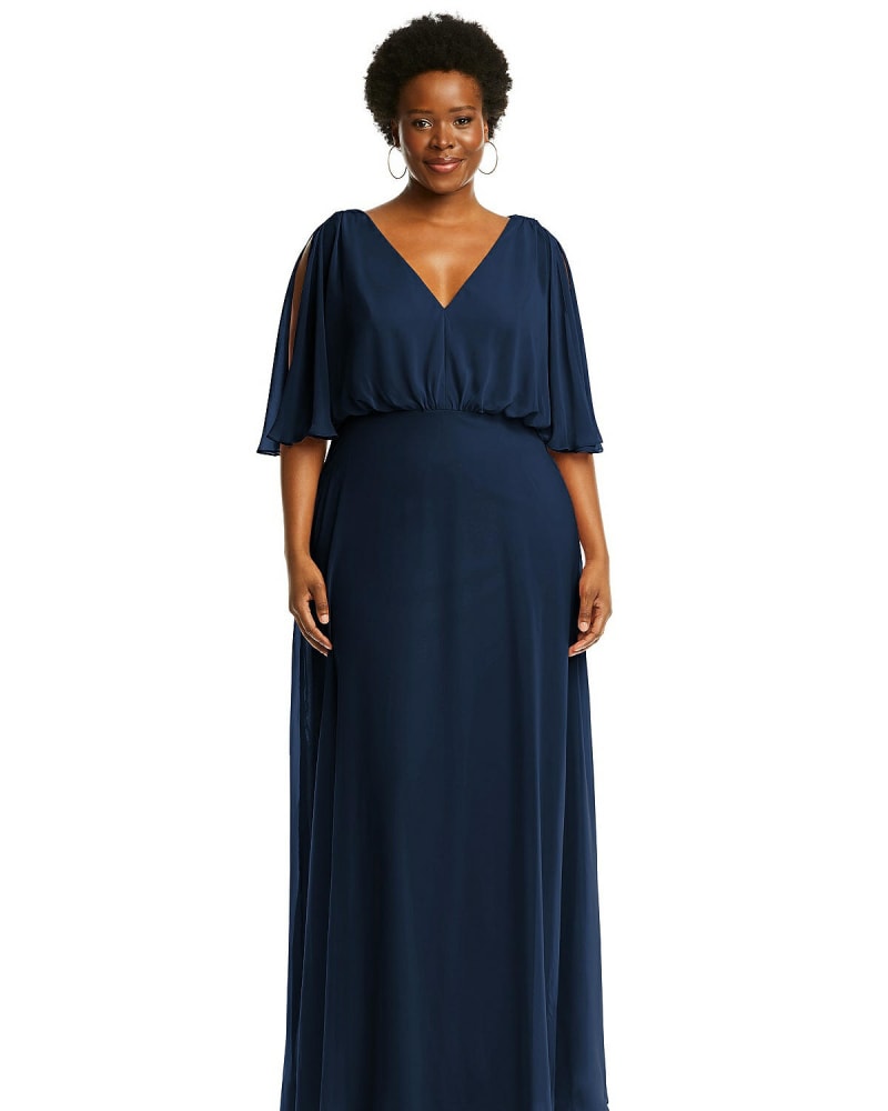 V neck deals maxi dress